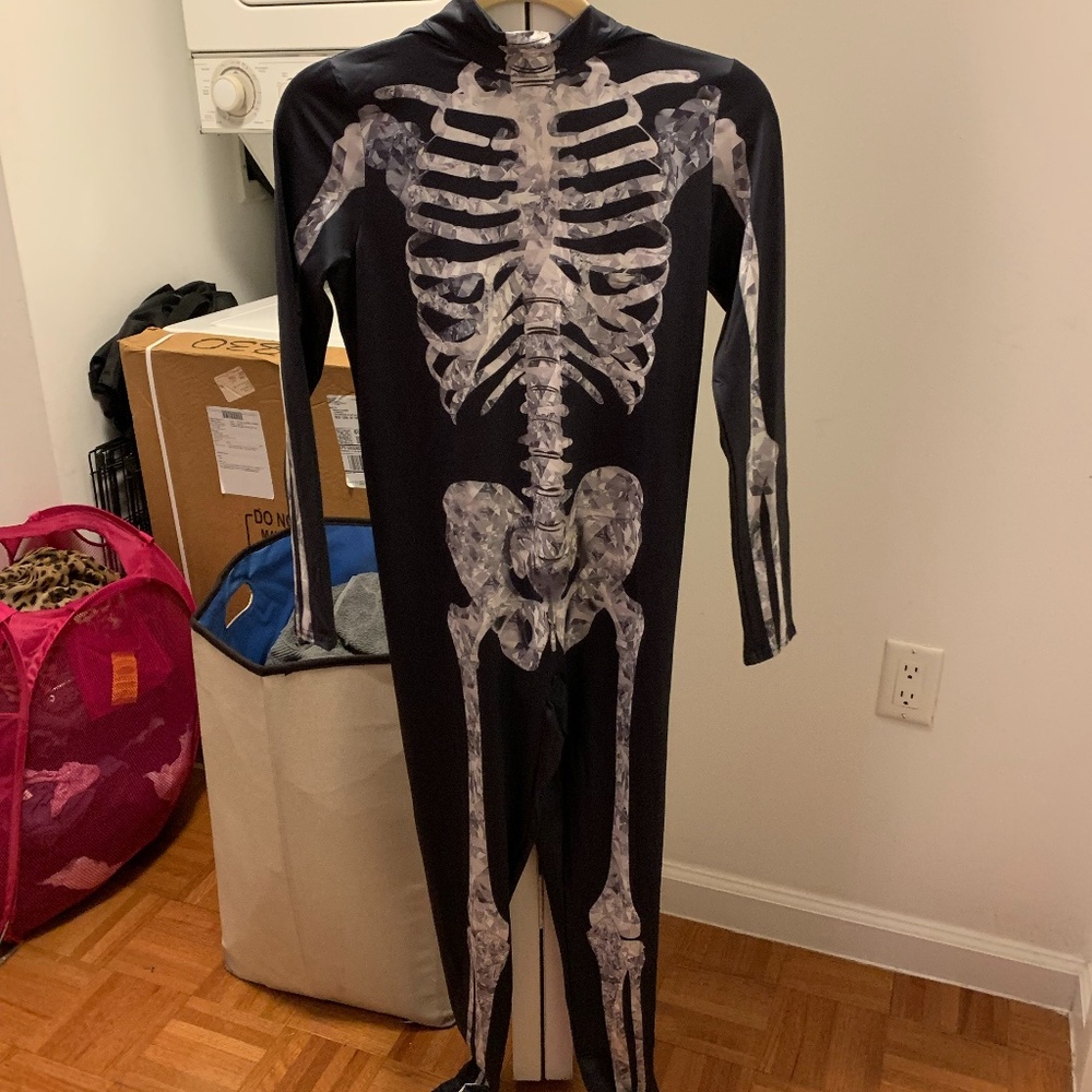 Skeleton body suit